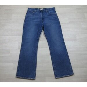 Madewell Relaxed Bootcut Jeans Women's (35) Dark Wash High Rise #NS943